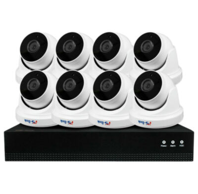 Комплект видеонаблюдения IP Ps-Link KIT-A808IP-POE / 8Мп / 8 камер / питание POE 