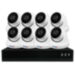 Комплект видеонаблюдения IP Ps-Link KIT-A808IP-POE / 8Мп / 8 камер / питание POE - Комплект видеонаблюдения IP Ps-Link KIT-A808IP-POE / 8Мп / 8 камер / питание POE