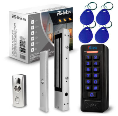 Система СКУД KIT-C1EM-350LED на 1 дверь, замок 350 кг, кодовая панель EM-Marine на 2000 ключей Комплект СКУД  KIT-C1EM-350 очень удобен и эффективен для организации контролируемого доступа в офисных и других помещениях.