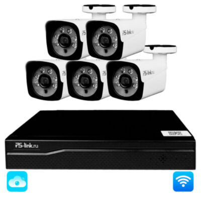 Комплект видеонаблюдения WIFI 3Мп KIT-W305TB беспроводной, 5 камер для улицы, удаленный доступ Комплект беспроводного видеонаблюдения  KIT-W305TB на 5 камер представляет собой готовое решение для организации безопасности на объектах любого назначения, обеспечивая круглосуточный контроль территории с высоким разрешением 3 Мп (2304x1296).