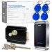 Комплект СКУД KIT-MT1301MF-WP-B до 10000 пользователей, металл, тип Mifare, механический замок - Комплект СКУД KIT-MT1301MF-WP-B до 10000 пользователей, металл, тип Mifare, механический замок