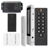 Система СКУД KIT-SK7-280 беспроводная, электромагнитный замок 280 кг, кнопочная панель, 1000 пользователей, IP65