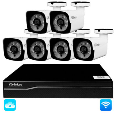 Комплект видеонаблюдения WIFI 3Мп KIT-W306TB беспроводной, 6 камер для улицы, удаленный доступ Комплект беспроводного видеонаблюдения  KIT-W306TB на 6 камер представляет собой готовое решение для организации безопасности на объектах любого назначения, обеспечивая круглосуточный контроль территории с высоким разрешением 3 Мп (2304x1296).