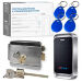 Комплект СКУД KIT-MT1301MF-WP-SS до 10000 пользователей, металл, тип Mifare, механический никелерованный замок - Комплект СКУД KIT-MT1301MF-WP-SS до 10000 пользователей, металл, тип Mifare, механический никелерованный замок