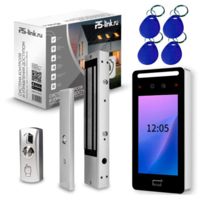 Система СКУД KIT-DT03EMT-350 на 1 дверь, терминал распознавания лиц, RFID EM-Marine, электромагнитный замок 350 кг KIT-DT03EMT-350 — комплект контроля доступа с биометрический терминалом, который способен распознать лица посетителей.