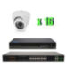Готовый комплект IP видеонаблюдения на 16 внутренних 2Mp камер PST IPK16AH-POE - Готовый комплект IP видеонаблюдения на 16 внутренних 2Mp камер PST IPK16AH-POE