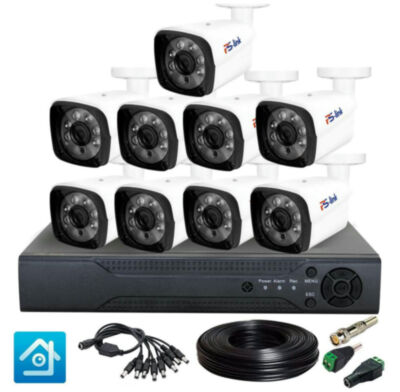 Комплект видеонаблюдения AHD 2Мп Ps-Link KIT-C209HD / 9 камер 