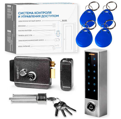 Комплект СКУД Undino KIT-ACP501EM-G эл. механический замок, считыватель RFID, WIFI Готовый комплект СКУД Undino KIT-ACP501EM-G — это универсальное и эстетичное решение для организации умного контроля доступа с расширенными возможностями удалённого управления и визуальной интеграцией в фасад.