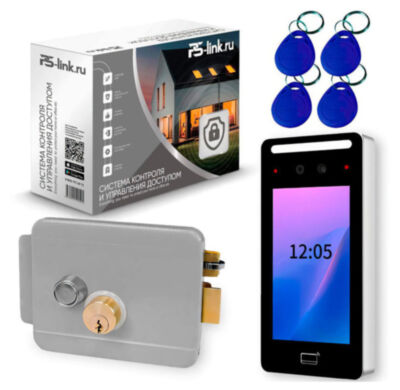 Система СКУД KIT-DT03EMT-G на 1 дверь, биометрический терминал с распознаванием лиц, Wi-Fi, EM-Marine, электромеханический замок KIT-DT03EMT- G — комплект контроля доступа с биометрический терминалом, который способен распознать лица посетителей.