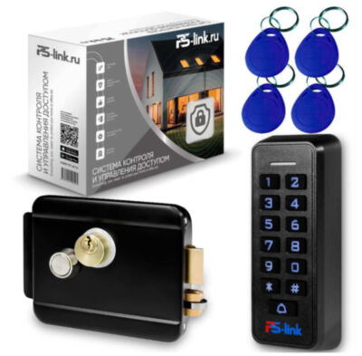 Система СКУД KIT-K33EM-B на 1 дверь, кодовая панель со считывателем RFID 125 кГц EM-Marine, замок черный НЗ  KIT-K33EM-B — это надежный автономный комплект СКУД, созданный для бизнеса, где безопасность стоит на первом месте.