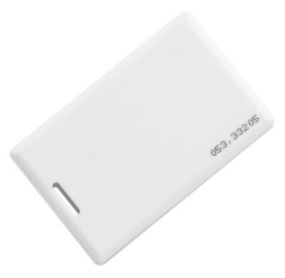 Карта бесконтактная Em-Marine PS-018EM, RFID карта, 125 кГц, без перезаписи, белая, пластик 
Надежная технология доступа
Бесконтактная карта стандарта EM-Marine  PS-018EM с рабочей частотой 125 KHz — это универсальное решение для интеграции в системы контроля и управления доступом (СКУД).
