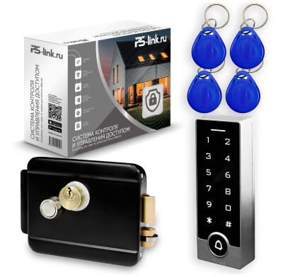 Комплект СКУД KIT-TB2EM-WP-B эл. механический замок, сенсорная панель, RFID, металл СКУД KIT-TB2EM-WP-B — готовое профессиональное решение для надёжного контроля доступа с защитой от внешних воздействий, идеально подходящее для открытых фасадов, промышленных зон, частных домов, офисов, школ, отелей и складских помещений.