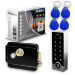 Комплект СКУД KIT-TB2EM-WP-B эл. механический замок, сенсорная панель, RFID, металл - Комплект СКУД KIT-TB2EM-WP-B эл. механический замок, сенсорная панель, RFID, металл