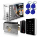 Система СКУД KIT-T12MF-P-SSM на 1 дверь, сенсорная панель, 2 считывателя Mifare, серебристый замок, НЗ тип - Система СКУД KIT-T12MF-P-SSM на 1 дверь, сенсорная панель, 2 считывателя Mifare, серебристый замок, НЗ тип