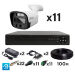 Комплект видеонаблюдения AHD 8Мп KIT-C811HDC 11 уличных камер с LED-подсветкой, без микрофона - Комплект видеонаблюдения AHD 8Мп KIT-C811HDC 11 уличных камер с LED-подсветкой, без микрофона