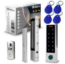 Система СКУД  KIT-HF3WF-280LED на одну дверь, биометрический считыватель отпечатков, RFID, Wi-Fi, электромагнитный замок 280 кг