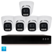 Комплект IP-видеонаблюдения  KIT-A405IP-POE 4 Мп, 5 купольных IP-камер, NVR, 8 PoE портов
