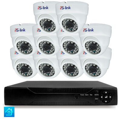 Комплект видеонаблюдения AHD 2Мп KIT-A210HD 10 камер для помещения, ночная съемка, датчик движения Комплект аналогового видеонаблюдения KIT-A210HD представляет собой профессиональное, полностью готовое к монтажу решение для построения системы безопасности на крупных объектах с большим количеством помещений или протяженной территорией - в гостиницах, офисных и торговых центрах, складских комплексах, учебных заведениях и многоквартирных домах.