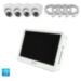 Комплект видеонаблюдения IP Ps-Link KIT-A204IP-POE-LCD / 2Мп / 4 камеры / монитор - Комплект видеонаблюдения IP Ps-Link KIT-A204IP-POE-LCD / 2Мп / 4 камеры / монитор