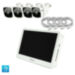 Комплект видеонаблюдения IP Ps-Link KIT-C204IP-POE-LCD / 2Мп / 4 камеры / монитор - Комплект видеонаблюдения IP Ps-Link KIT-C204IP-POE-LCD / 2Мп / 4 камеры / монитор