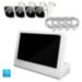 Комплект видеонаблюдения IP Ps-Link KIT-C204IP-POE-LCD / 2Мп / 4 камеры / монитор - Комплект видеонаблюдения IP Ps-Link KIT-C204IP-POE-LCD / 2Мп / 4 камеры / монитор