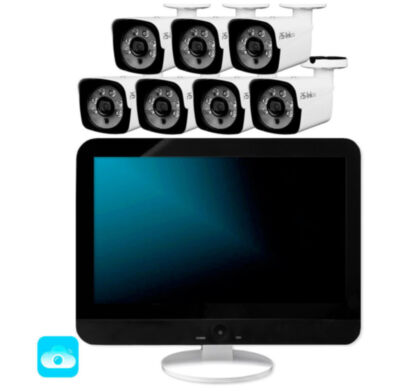 Комплект видеонаблюдения WIFI с монитором 3Мп KIT-W307TB-M беспроводной, 7 камер для улицы, удаленный доступ Ищете надежную систему безопасности для частного дома, офиса или магазина?