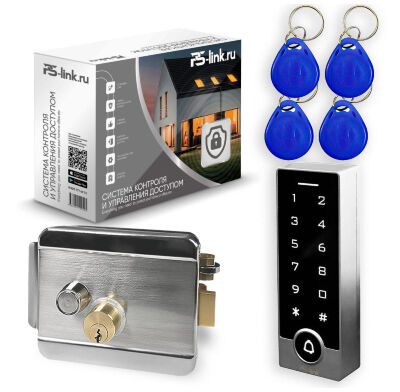 Комплект СКУД KIT-TB2EM-WP-SS эл. механический замок, сенсорная панель, RFID, металл СКУД KIT-TB2EM-WP-SS — готовое профессиональное решение для надёжного контроля доступа с защитой от внешних воздействий, идеально подходящее для открытых фасадов, промышленных зон, частных домов, офисов, школ, отелей и складских помещений.