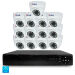 Комплект видеонаблюдения AHD 2Мп KIT-A213HD 13 камер для помещения, ночная съемка, датчик движения - Комплект видеонаблюдения AHD 2Мп KIT-A213HD 13 камер для помещения, ночная съемка, датчик движения