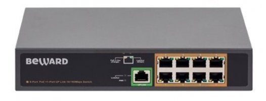 Коммутатор Ethernet Beward ST-801HPS неуправляемый