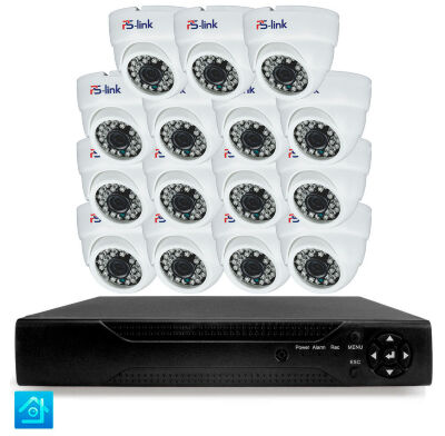 Комплект видеонаблюдения AHD 2Мп KIT-A215HD 15 камер для помещения, ночная съемка, датчик движения Комплект аналогового видеонаблюдения KIT-A215HD представляет собой профессиональное, полностью готовое к монтажу решение для построения системы безопасности на крупных объектах с большим количеством помещений или протяженной территорией - в гостиницах, офисных и торговых центрах, складских комплексах, учебных заведениях и многоквартирных домах.