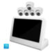 Комплект видеонаблюдения IP Ps-Link KIT-A205IP-POE-LCD / 2Мп / 5 камер / монитор - Комплект видеонаблюдения IP Ps-Link KIT-A205IP-POE-LCD / 2Мп / 5 камер / монитор