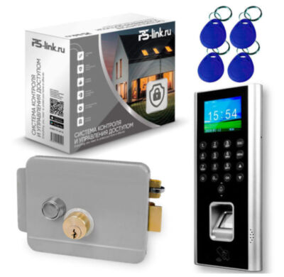 Система СКУД KIT-9700F-G сканер отпечатков, до 2000 ключей, EM-marine, в помещение, серый накладной замок KIT-9700F-G - комплект СКУД с биометрической панелью доступа оснащенной фотосенсором отпечатка пальца и электромеханическим замком — идеальное решение для обеспечения безопасности вашего дома, офиса или предприятия.