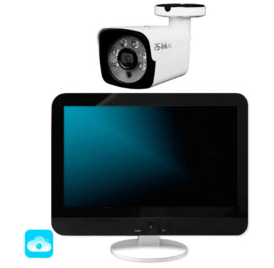 Комплект видеонаблюдения WIFI с монитором 5Мп KIT-W501TB-M беспроводной, 1 камера для улицы, ночное видение, удаленный доступ Ищете комплект WiFi видеонаблюдения для дома, дачи, офиса, склада или магазина?