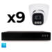 Комплект IP-видеонаблюдения KIT-A409IP-POE 4 Мп, 9 купольных IP-камер, NVR, 16 PoE портов - Комплект IP-видеонаблюдения KIT-A409IP-POE 4 Мп, 9 купольных IP-камер, NVR, 16 PoE портов