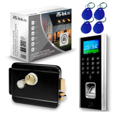 Система СКУД KIT-9700F-B сканер отпечатков, до 2000 ключей, EM-marine, в помещение, черный накладной замок KIT-9700F-B - комплект СКУД с биометрической панелью доступа оснащенной фотосенсором отпечатка пальца и электромеханическим замком — идеальное решение для обеспечения безопасности вашего дома, офиса или предприятия.