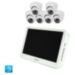 Комплект видеонаблюдения IP Ps-Link KIT-A206IP-POE-LCD / 2Мп / 6 камер / монитор - Комплект видеонаблюдения IP Ps-Link KIT-A206IP-POE-LCD / 2Мп / 6 камер / монитор