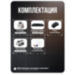 Комплект видеонаблюдения IP Ps-Link KIT-A206IP-POE-LCD / 2Мп / 6 камер / монитор - Комплект видеонаблюдения IP Ps-Link KIT-A206IP-POE-LCD / 2Мп / 6 камер / монитор