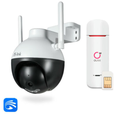 Комплект видеонаблюдения 4G Ps-Link KIT-WPA201-4G 
