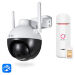 Комплект видеонаблюдения 4G 2Мп KIT-WPA201-4G для улицы, микрофон, динамик, ночное видение, слот microSD - Комплект видеонаблюдения 4G 2Мп KIT-WPA201-4G для улицы, микрофон, динамик, ночное видение, слот microSD