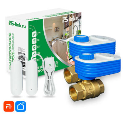 Комплект умного дома KIT-QT0602-WIFI &quot;Контроль протечки воды&quot; Подключение — WIFI
Работает с Алисой — Нет
Голосовое управление — Маруся, Google Home
Работает в системе "умный дом" — Да
Приложение — Ps-Link, Smart life, Tuya
Место установки — Диаметр трубы 3/4"