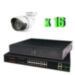 Готовый комплект IP видеонаблюдения на 16 уличных 5Mp камер PST IPK16CF-POE - Готовый комплект IP видеонаблюдения на 16 уличных 5Mp камер PST IPK16CF-POE