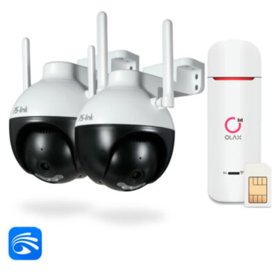 Комплект видеонаблюдения 4G Ps-Link KIT-WPA202-4G 