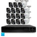 Комплект видеонаблюдения AHD 2Мп KIT-C215HD 15 камер для улицы, ночная съемка, датчик движения - Комплект видеонаблюдения AHD 2Мп KIT-C215HD 15 камер для улицы, ночная съемка, датчик движения