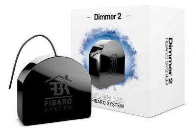 Встраиваемый диммер Fibaro Dimmer 2 (FIB_FGD-212) Используется для регулирования освещенности ламп накаливания и галогенных ламп