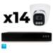 Комплект IP-видеонаблюдения KIT-A414IP-POE 4 Мп, 14 купольных IP-камер, NVR, 16 PoE портов - Комплект IP-видеонаблюдения KIT-A414IP-POE 4 Мп, 14 купольных IP-камер, NVR, 16 PoE портов