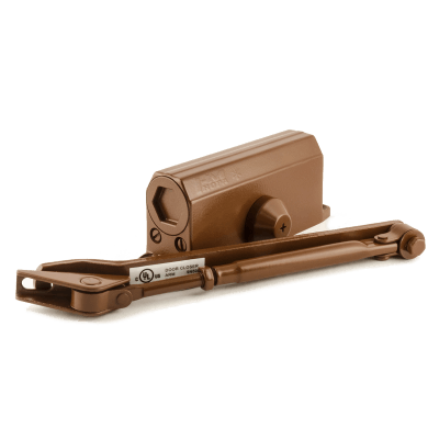 Доводчик дверной Нора-М 2S (коричневый) до 50 кг морозостойкий 
