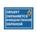 Уличная наклейка "Объект охраняется вневедомственной охраной" 200x150 мм - Уличная наклейка "Объект охраняется вневедомственной охраной" 200x150 мм