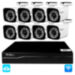 Комплект видеонаблюдения WIFI 5Мп KIT-W508TB беспроводной, 8 камер для улицы, ночное видение, удаленный доступ - Комплект видеонаблюдения WIFI 5Мп KIT-W508TB беспроводной, 8 камер для улицы, ночное видение, удаленный доступ