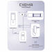 Комплект СКУД KIT-M010MF-WP-350 эл. магнитный замок 350кг, RFID - Комплект СКУД KIT-M010MF-WP-350 эл. магнитный замок 350кг, RFID