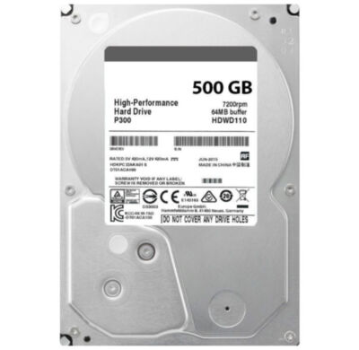 Жесткий диск для видеорегистратора HDD 500 GB 
Объём: 500Гб
Скорость вращения: 7200
Интерфейс: SATA 3
Форм-фактор: 3,5"
Буферная память: 64

